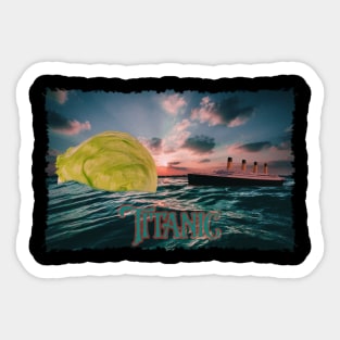 Titanic Iceberg Lettuce Sticker